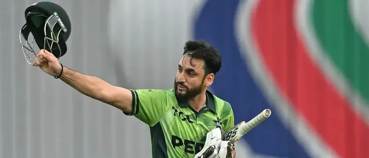 ICC Issues Reprimand to Salman Agha for Code of Conduct Violation