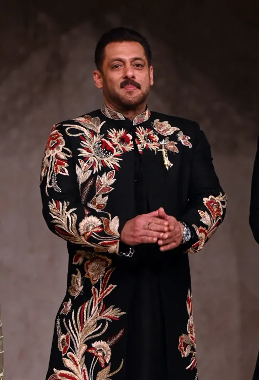 Did Salman Khan Steal the Show in a Black Sherwani?