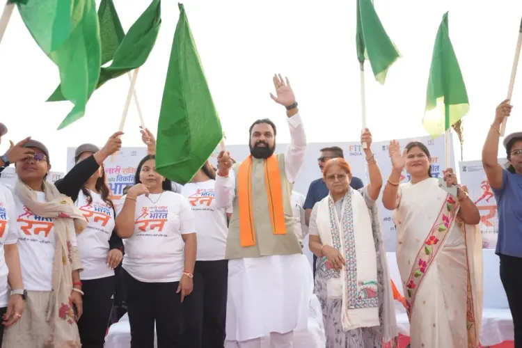 Bihar's Chief Minister Samrat Choudhary Launches Fun Run for Nari Shakti Vandan Act
