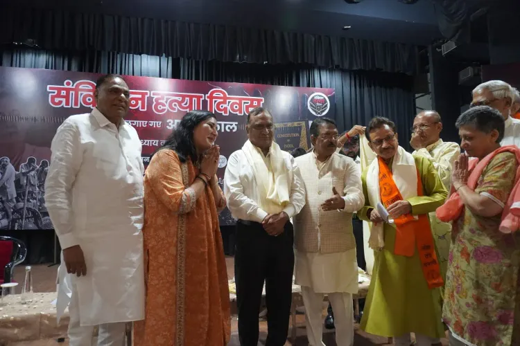 Delhi BJP honours 115 democracy warriors on Samvidhan Hatya Diwas