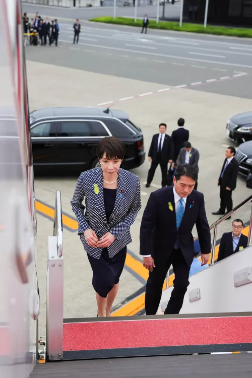 Japan PM Takaichi arrives in Delhi for 16th India-Japan Annual Summit
