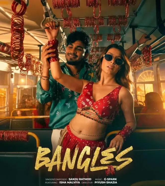 Sanju Rathod and Isha Malviya Unite for Catchy New Track 'Bangles'