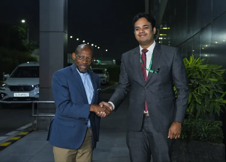 सेंट किट्स और नेविस के विदेश मंत्री डेन्जिल डगलस का नई दिल्ली में स्वागत, उच्चायोग का होगा उद्घाटन