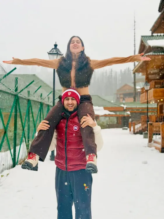 What Did Sara Alia Khan Share from Her Winter Vacation with Brother Ibrahim?