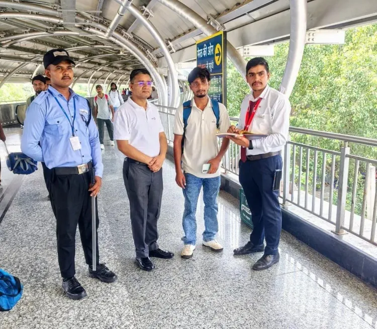 सराय काले खां एफओबी पर थूकने-गंदगी फैलाने वालों पर एनसीआरटीसी की सख्ती, 56 चालान काटे गए