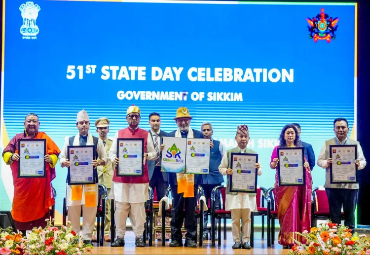 Scindia at Sikkim's 51st Statehood Day: 21 projects worth ₹223 crore launched