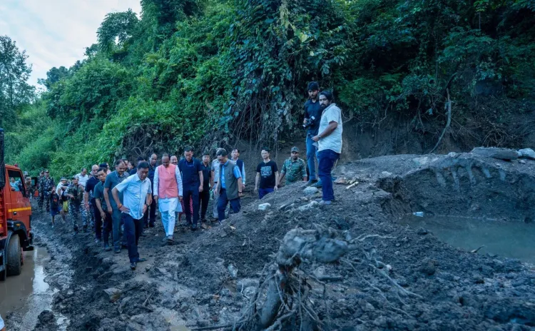 Northeast floods 2025: Scindia reviews crisis, Chouhan & Rijiju visit Arunachal