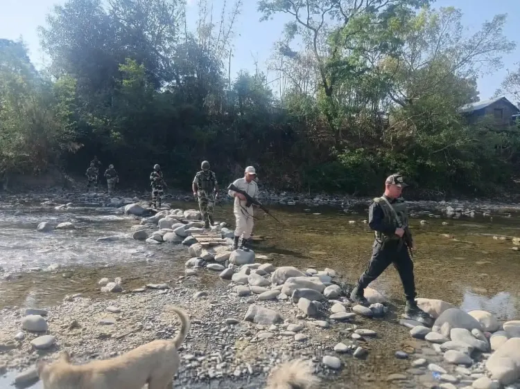 Search Operations in Manipur Intensify After BSF Constable's Death; 21 Illegal Bunkers Demolished