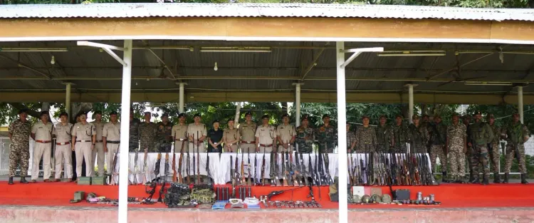 Did Security Forces in Manipur Recover 86 Arms and 974 Types of Ammunition?
