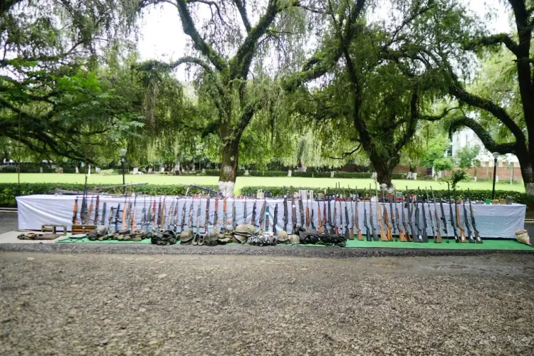 What Arms and Ammunition Did Security Forces Recover in Manipur?