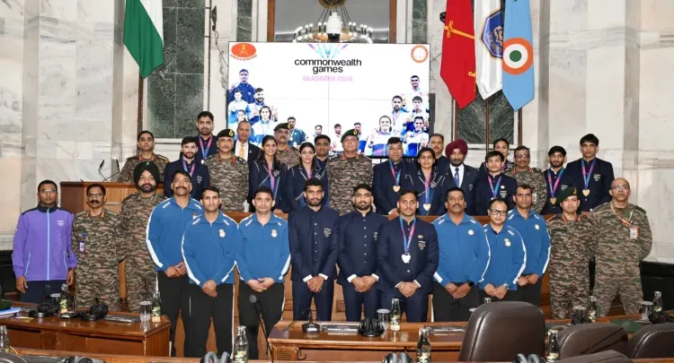 राष्ट्रमंडल खेल 2026: सेना प्रमुख जनरल धीरज सेठ ने ग्लासगो के 16 पदक विजेता सेना खिलाड़ियों को सम्मानित किया