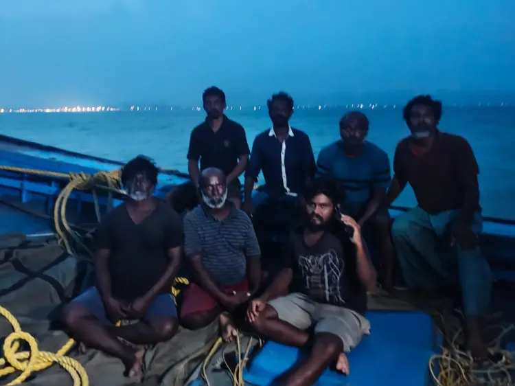 7 Andhra fishermen return home after 25 days lost at sea
