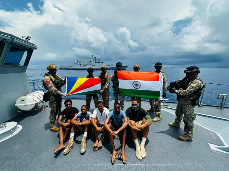 भारतीय युद्धपोत 'आईएनएस त्रिकंड' ने सेशेल्स में युद्धाभ्यास सफलतापूर्वक पूर्ण किया