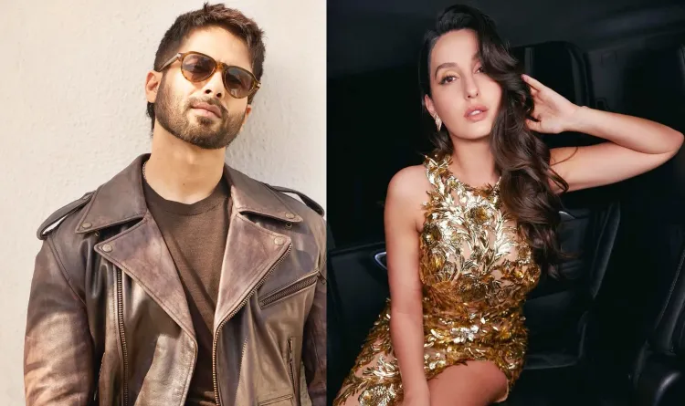 Shahid Kapoor and Nora Fatehi Arrive in Jaipur for IIFA 2025