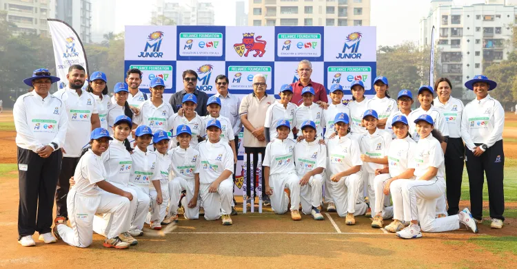 Shardashram Vidyamandir Shines on MI Junior Season 5 Opening Day
