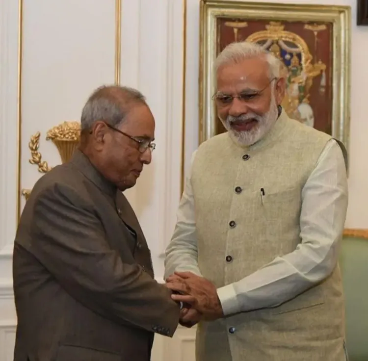 Pranab Mukherjee called Modi India's first directly elected PM: Sharmistha