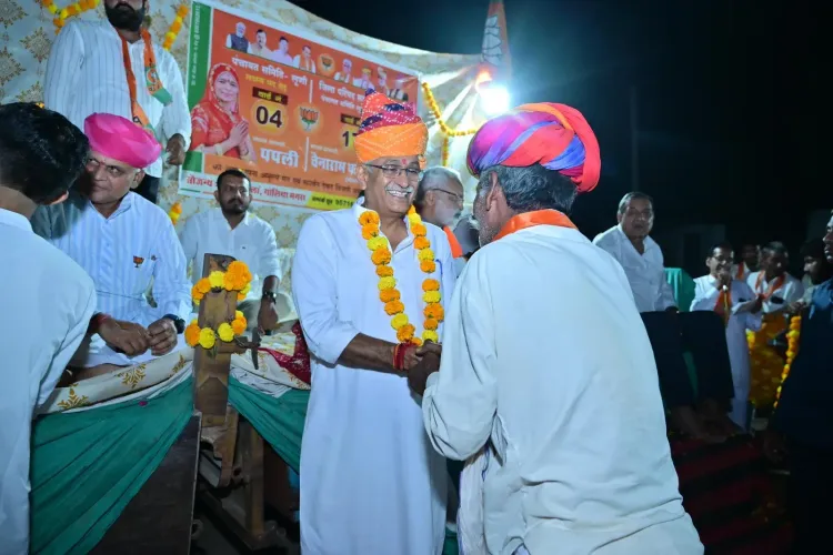 Shekhawat Addresses Late-Night Rally in Luni's Rohicha Kalan