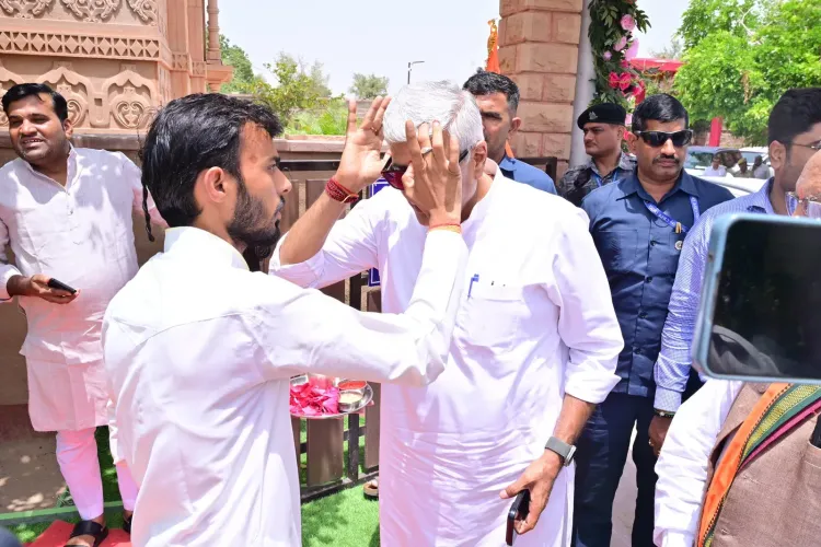 Shekhawat attends Ram Katha at Jodhpur gaushala