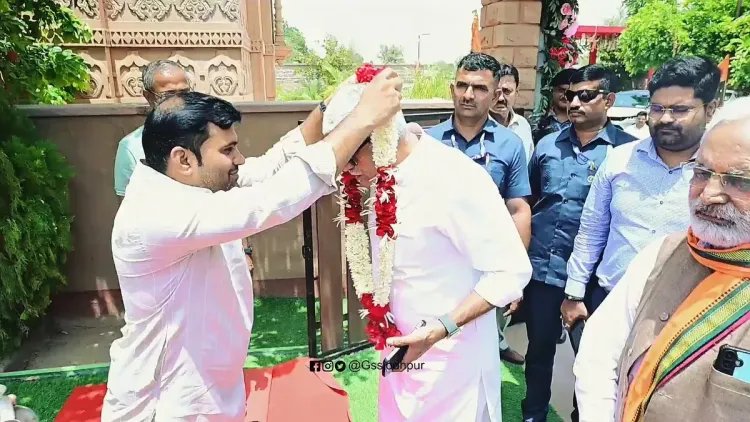 Shekhawat attends Shri Ram Katha at Jodhpur gaushala