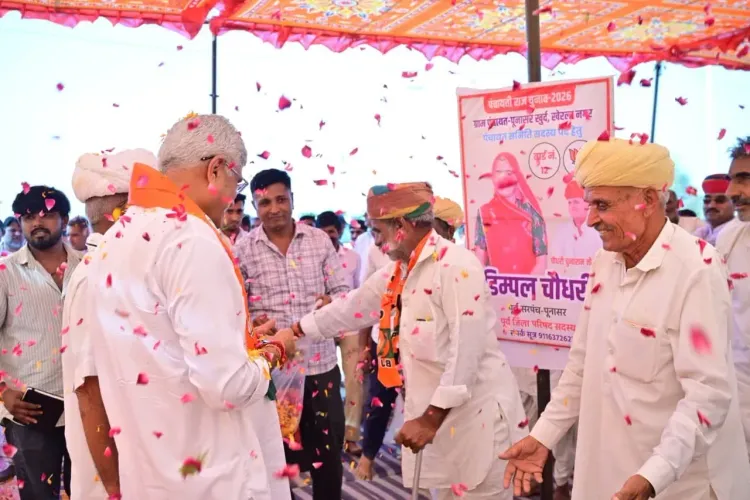 Shekhawat Campaigns for BJP in Falodi's Panchayat Polls
