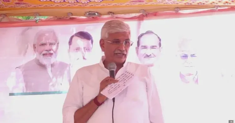 Shekhawat Campaigns Live in Luni for Rajasthan Panchayat Polls