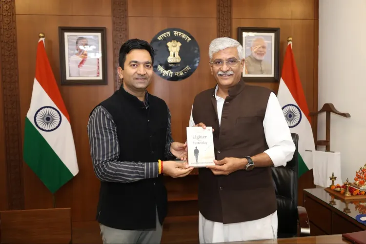 Shekhawat congratulates IAS officer on debut novel with Dalai Lama's blessings