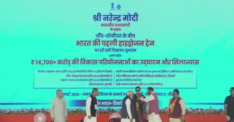 Shekhawat flags PM Modi's project launches in Jind, Haryana