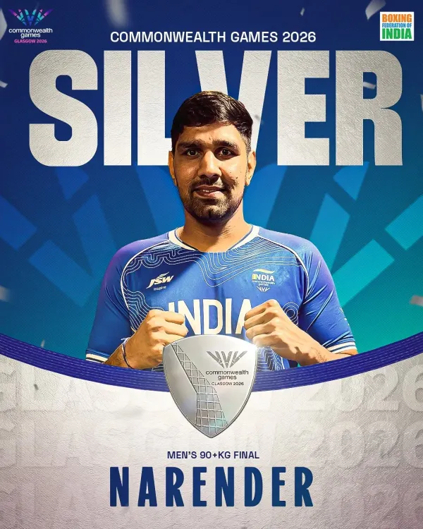 Shekhawat Hails Narendra's Silver in CWG 2026 Boxing