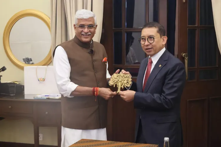 Shekhawat meets Indonesia Culture Minister at BRICS Bhopal meet