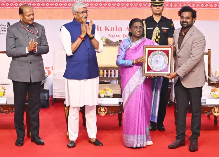 Shekhawat: President Murmu honours artists at 65th National Art Exhibition