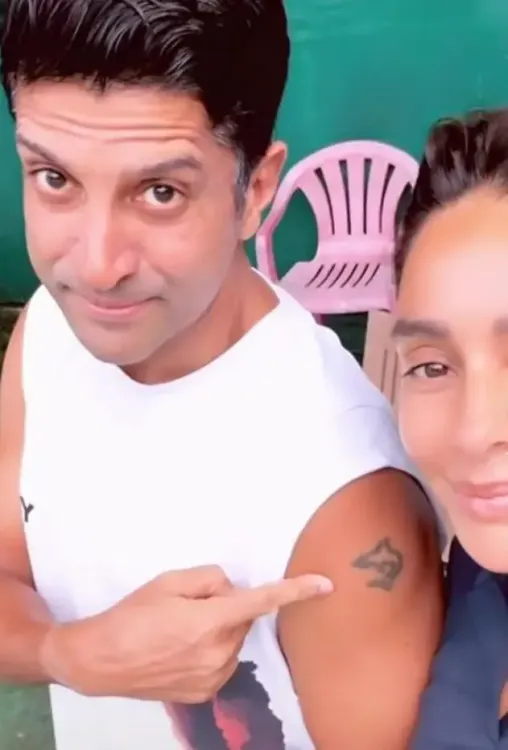 Shibani Akhtar gets dolphin tattoo matching Farhan's 20-year-old ink