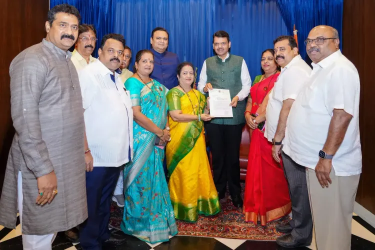 Shiv Sena (UBT) Delegation Meets CM Fadnavis at Vidhan Bhavan