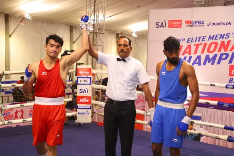 Shiva Thapa and Sachin Siwach Advance to Quarterfinals in Men's Boxing Nationals