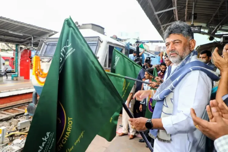 Golden Chariot train revival: K'taka CM Shivakumar flags off luxury tourism push