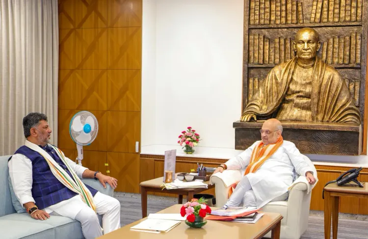 Shivakumar meets Amit Shah, seeks ₹1,440 crore for Karnataka police upgrade