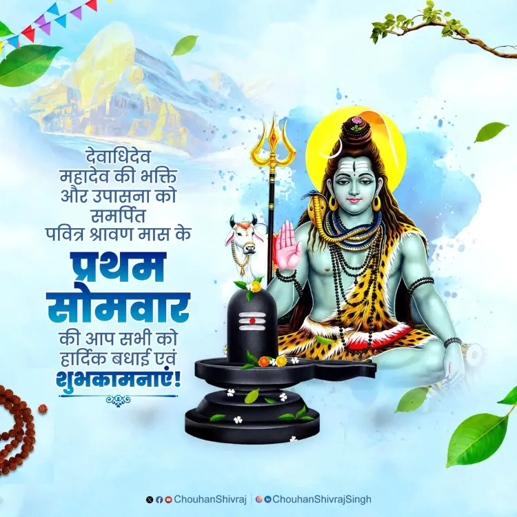 Shivraj Singh Chouhan greets devotees on Shravan's first Monday