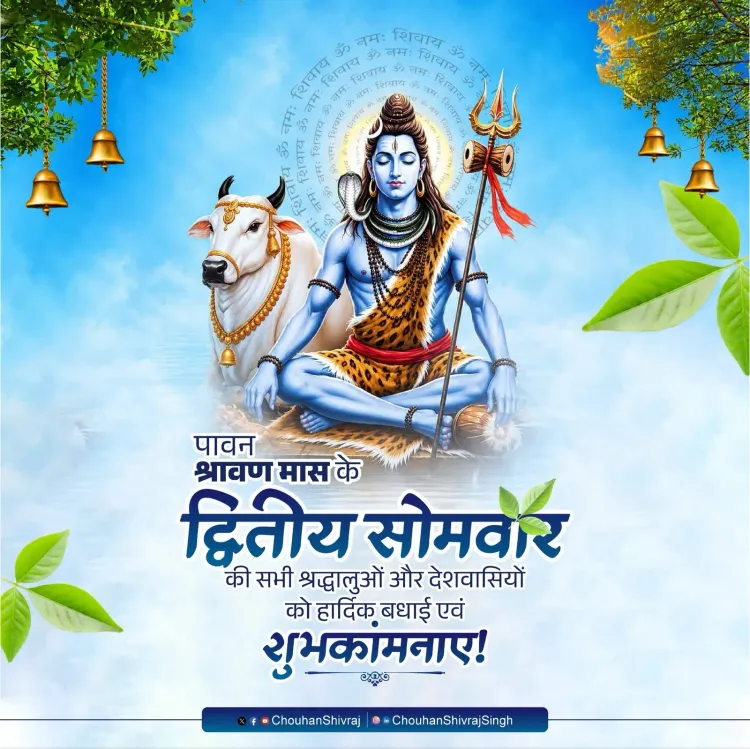 Shivraj Singh Chouhan greets nation on second Shravan Monday