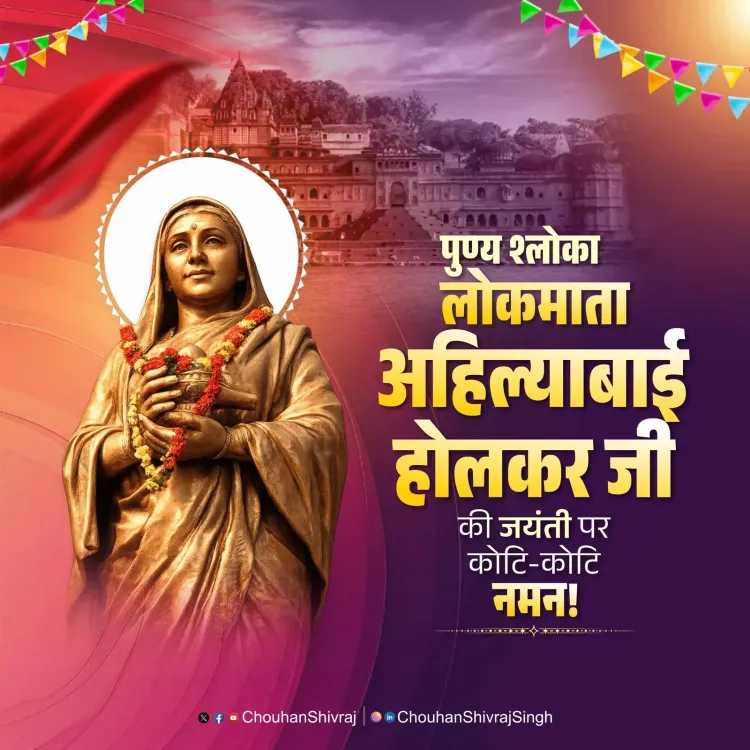 Shivraj Singh Chouhan Pays Tribute to Ahilyabai Holkar on Jayanti