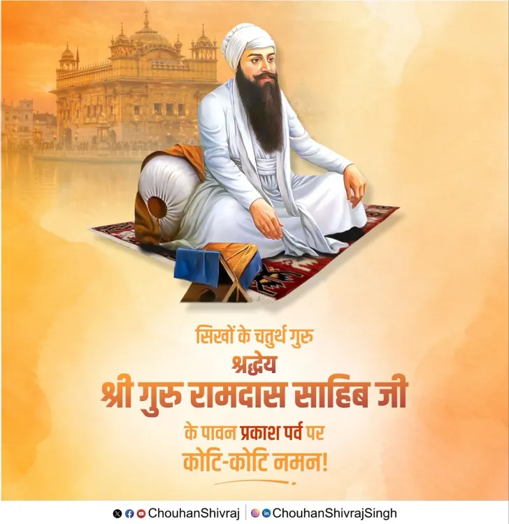 Shivraj Singh Chouhan pays tribute to Guru Ram Das on Prakash Parv