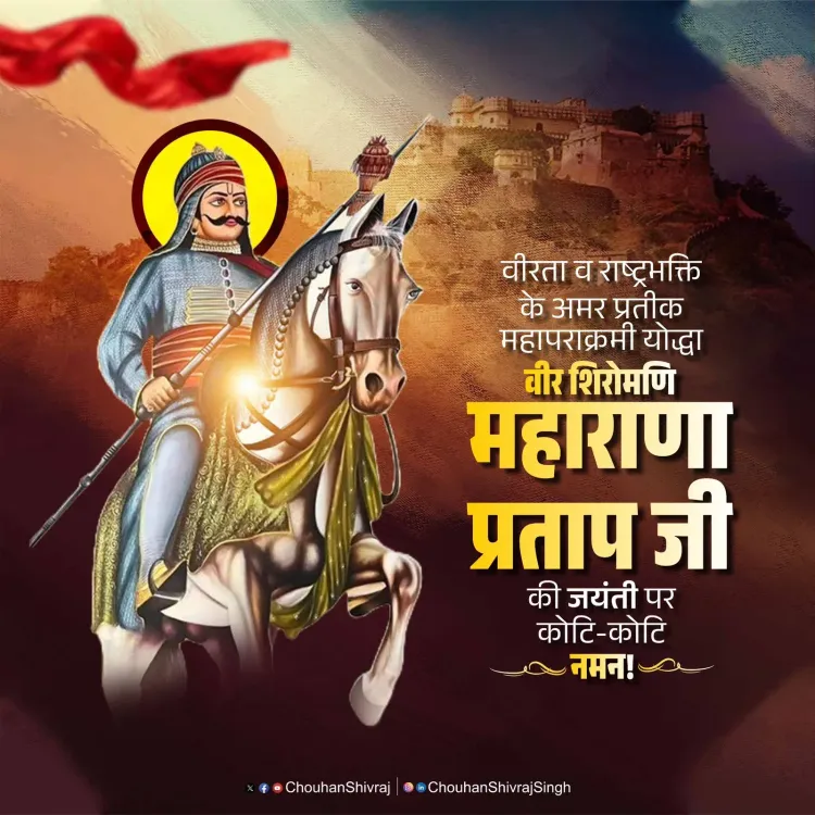 Shivraj Singh Chouhan Pays Tribute to Maharana Pratap on Jayanti