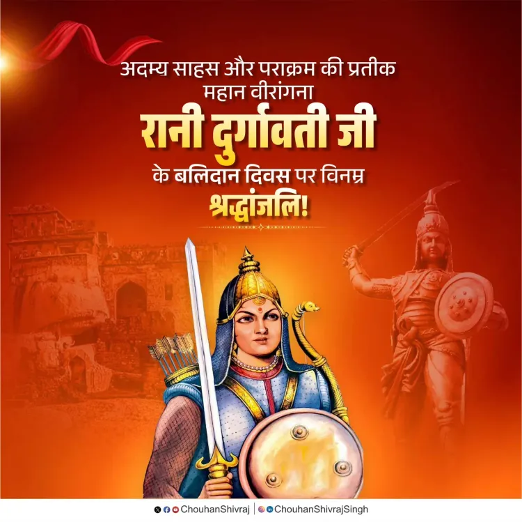 Shivraj Singh Chouhan pays tribute to Rani Durgavati on Balidan Diwas