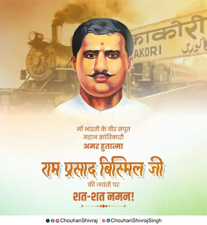 Shivraj Singh Chouhan pays tribute to revolutionary Bismil on birth anniversary