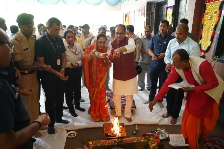Shivraj Singh Chouhan Performs Shastra Pujan on Vijayadashami