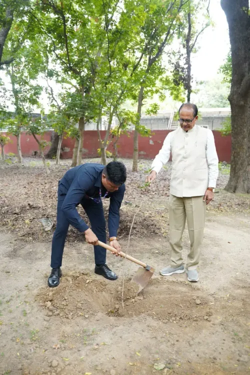 Shivraj Singh Chouhan Plants Sapling Daily, Promotes Vriksh Mitra Drive