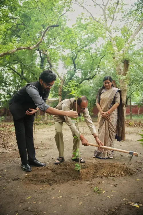 Shivraj Singh Chouhan Plants Sapling in Delhi, Urges Daily Green Pledge