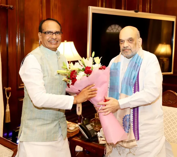 Shivraj Singh Chouhan Wishes Amit Shah on Birthday