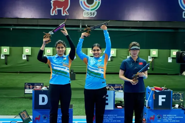 Shooting: Suruchi Surprises Manu to Achieve Consecutive World Cup Golds