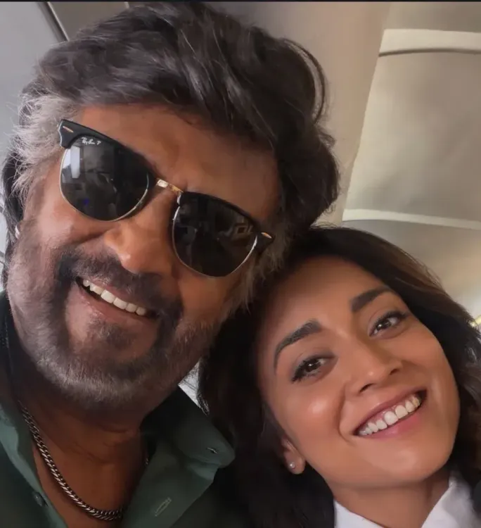 Shriya Saran reunites with Rajinikanth years after Sivaji: The Boss