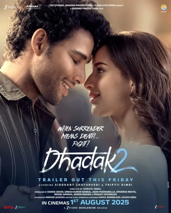 Are Siddhant Chaturvedi and Triptii Dimri Falling in Love in the New Poster of ‘Dhadak 2’?