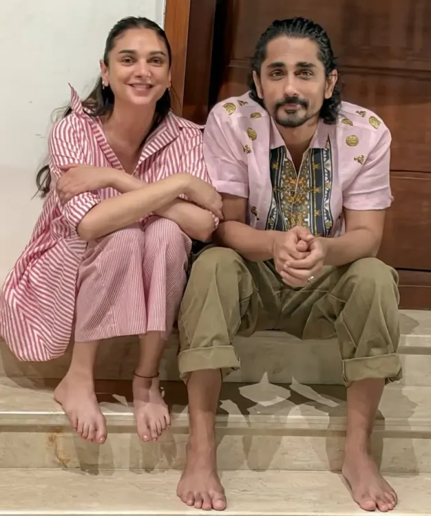Siddharth's birthday post for wife Aditi Rao Hydari goes viral